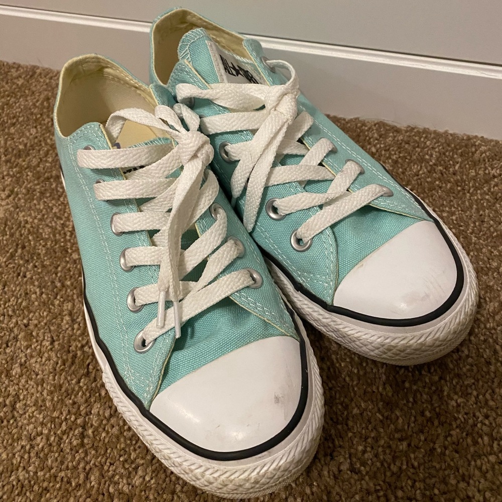 Sea Glass Blue Converse